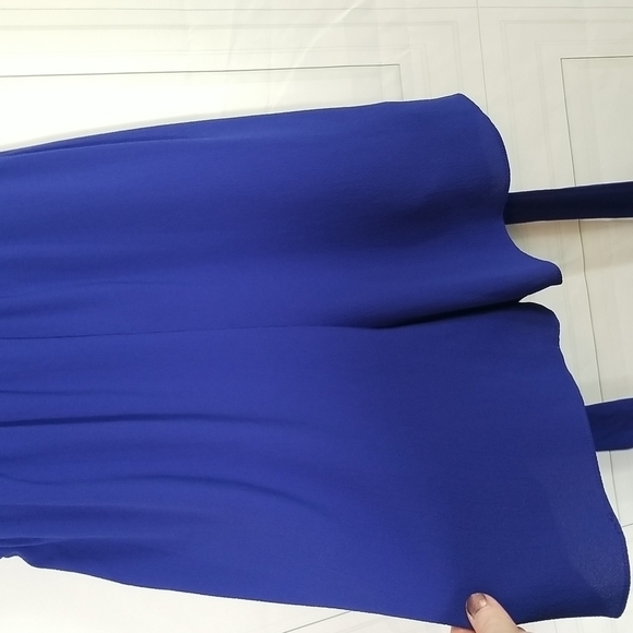 Vince Camuto SZ S Kenya Nile Romper NEW Cobalt Blue Short Button Back 9137933 - Picture 5 of 10